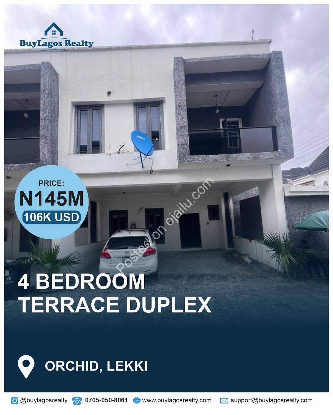 Orchid Elegance: 4BR Duplex, En-Suite Perfection at ₦145M