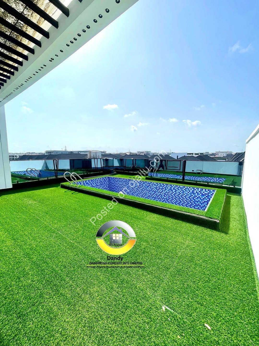 Suspended Pool & Cinema: 5-Bed Duplex in Lekki