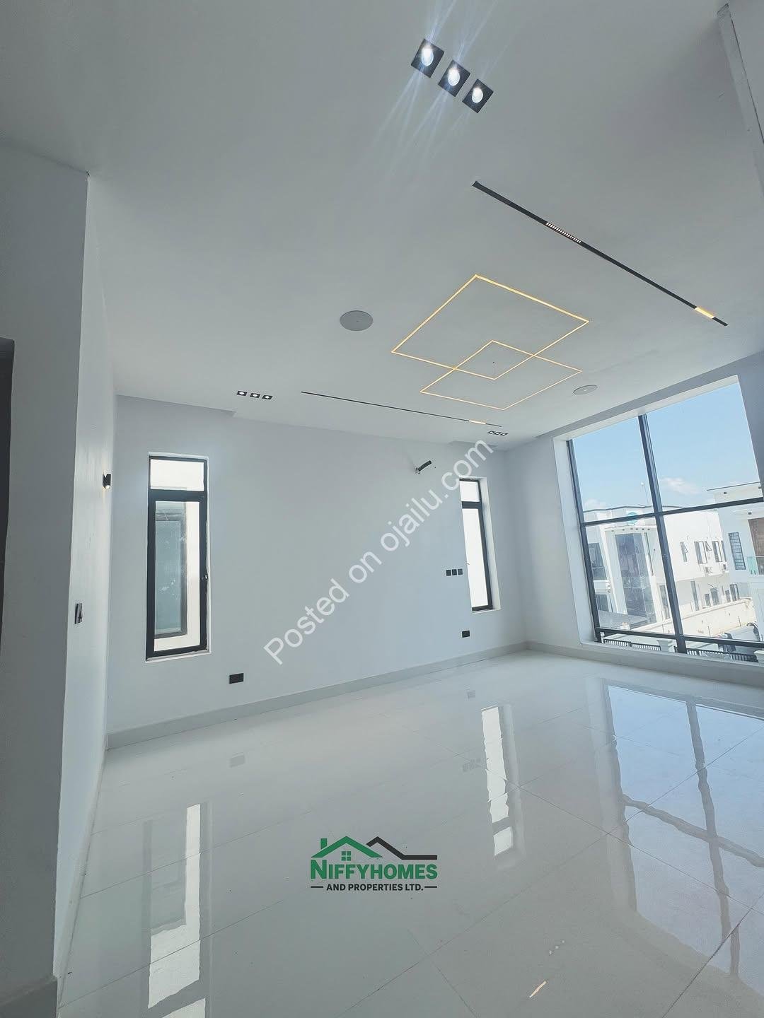 Brand New 5-Bed Detached Duplex with Pool in Ajah